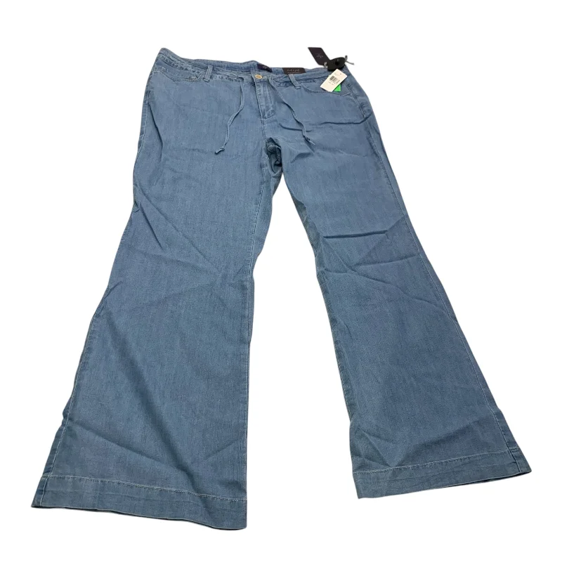 Jeans Wide Leg By Not Your Daughters Jeans In Blue Denim, Size: 16 garde