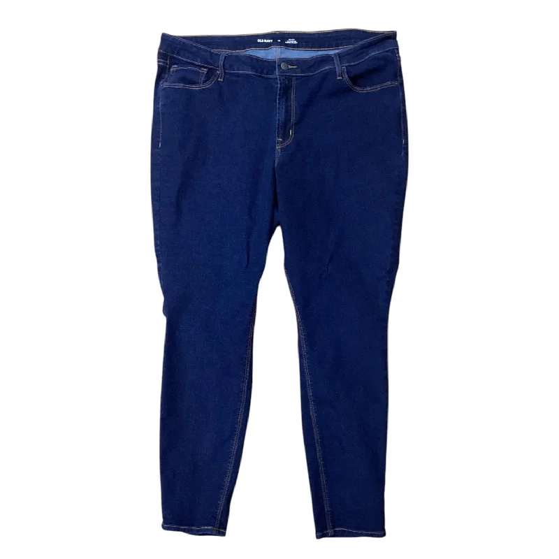Jeans Skinny By Old Navy In Blue Denim, Size: 18 Business