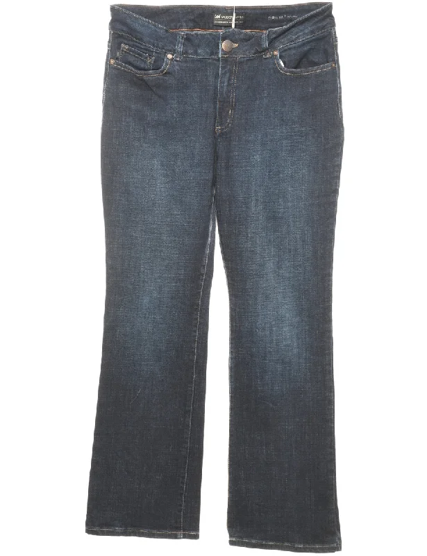 Boot Cut Lee Jeans - W30 L29 Cozy Women's Sherpa - lined