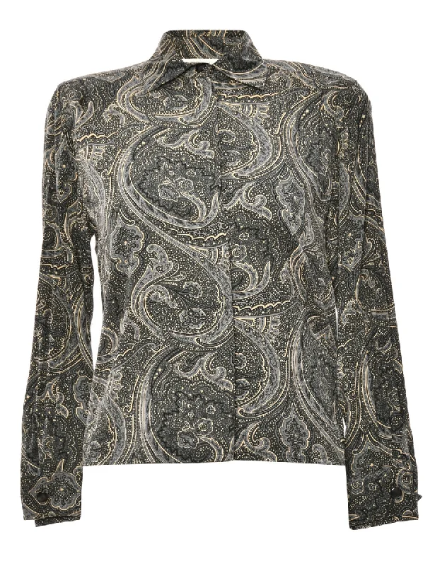 Black Jones New York Blouse - M Contemporary 