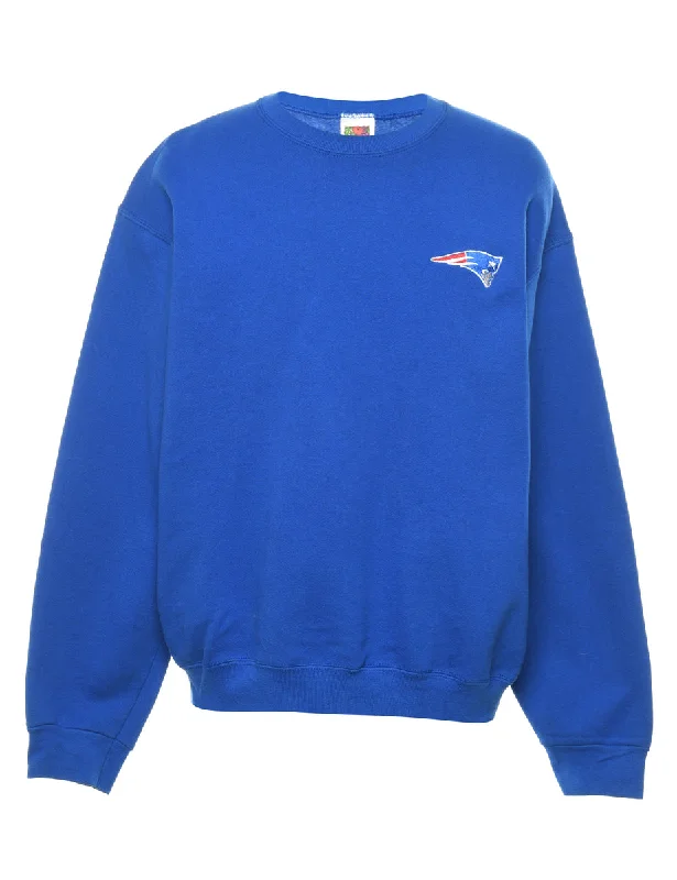 Blue Plain Sweatshirt - L Youthful Women's Pop