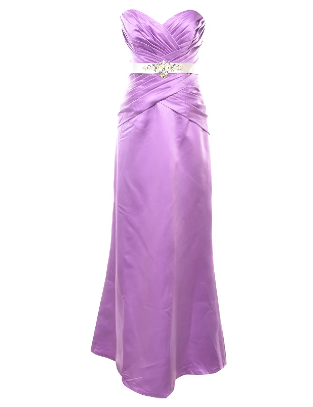 Strapless Studded Party Dress - S Business