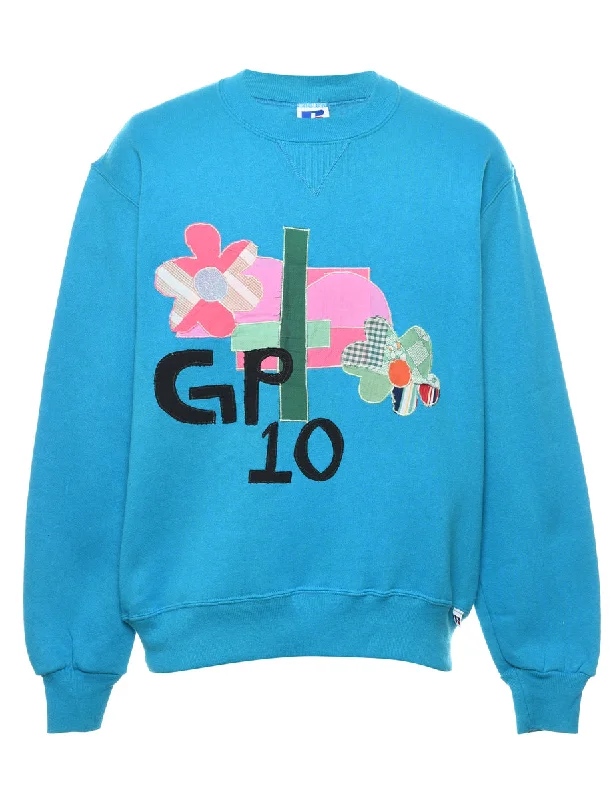 Floral Printed Sweatshirt - M garde