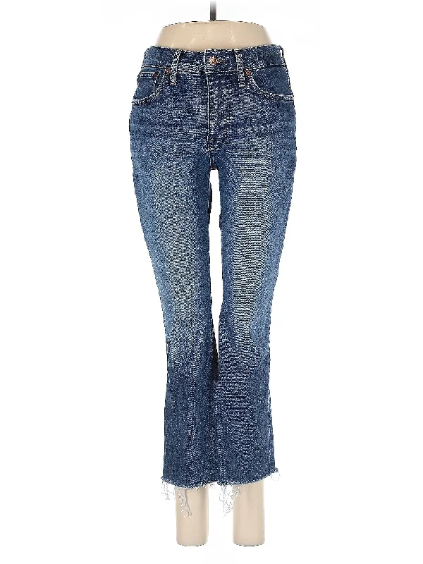 Mid-Rise Bootleg Jeans in Medium Wash Hip Women's Urban