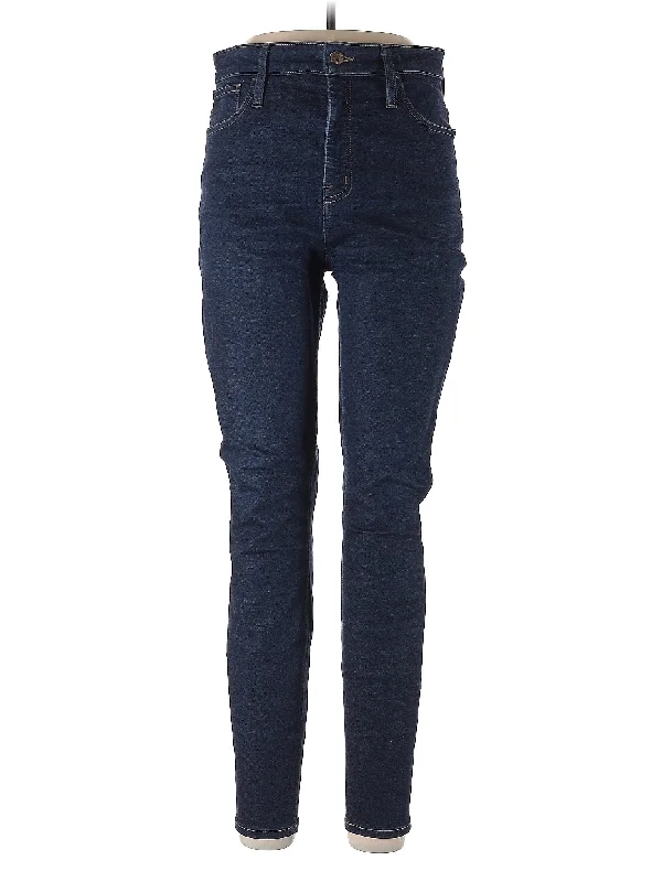 High-Rise Skinny Jeans in Dark Wash garde