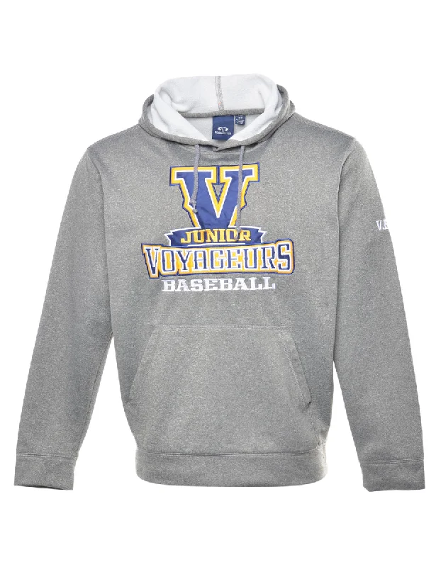 Baseball Hooded Sports Sweatshirt - S Compression