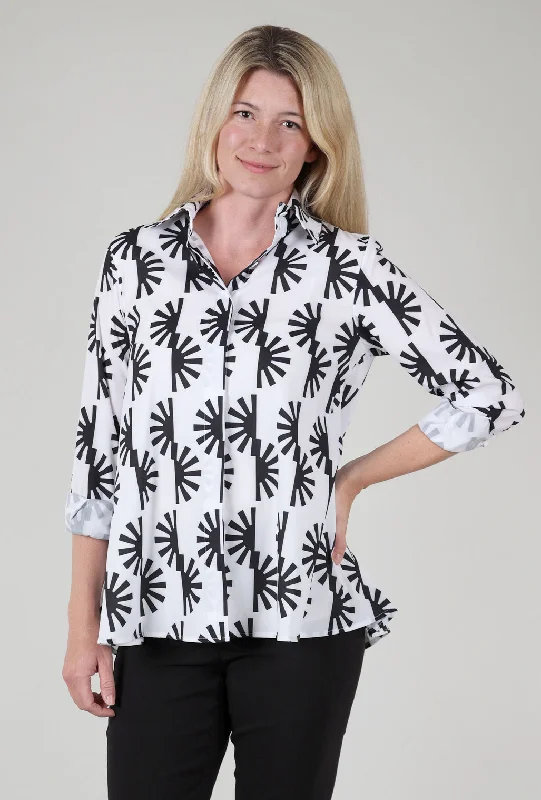 Phoebe Shirt, Windmill White Stylish Women's Tropical 