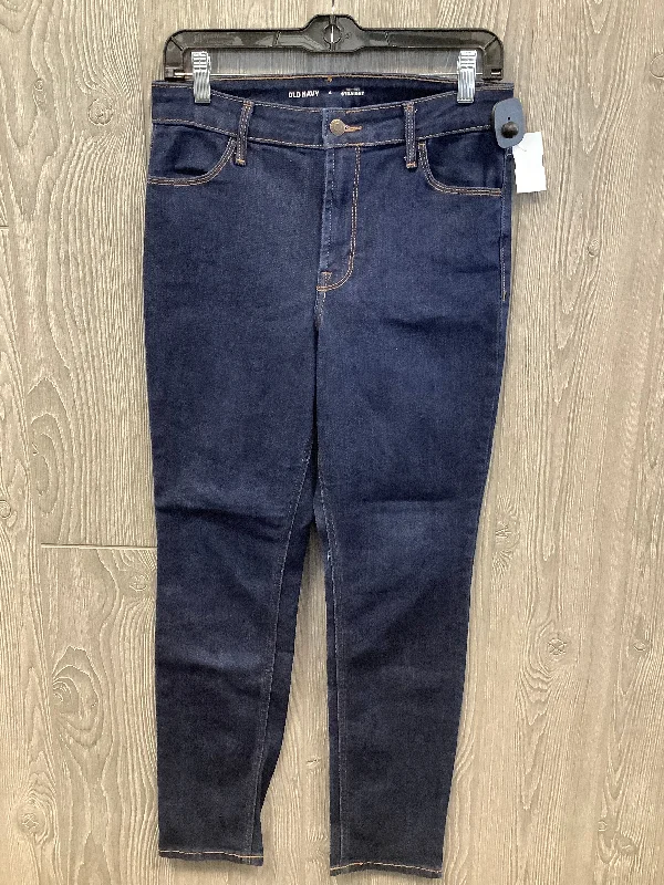 Jeans Straight By Old Navy In Blue Denim, Size: 6 Adventure