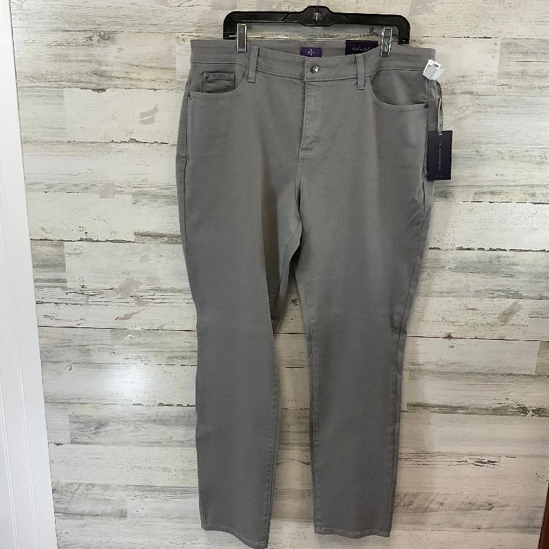 Pants Leggings By Not Your Daughters Jeans In Grey, Size: 16 Feminine Women's Soft 
