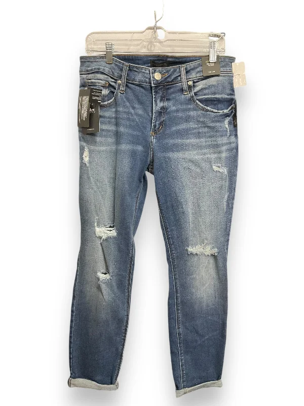 Jeans Skinny By Silver In Blue Denim, Size: 12 French