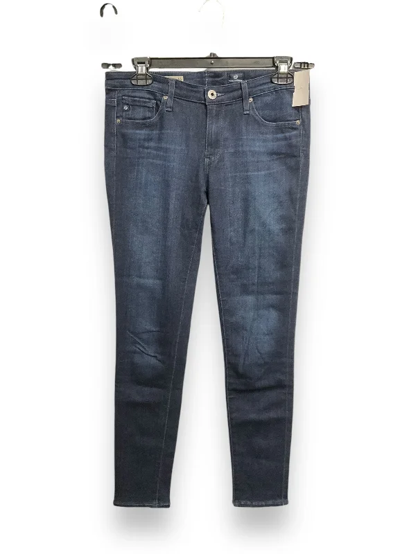 Jeans Skinny By Adriano Goldschmied In Blue Denim, Size: 4 Casual Women's Loose - fitting